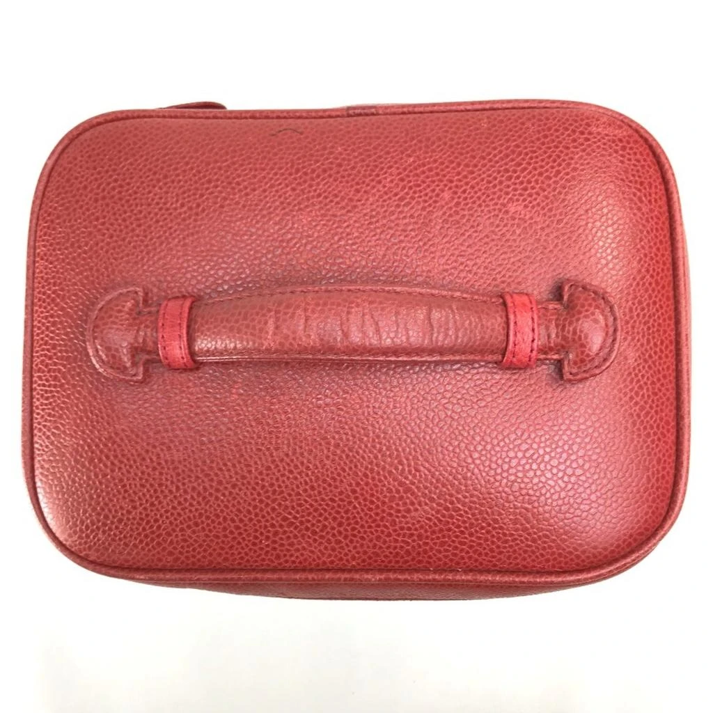 Chanel Grained Calfskin Handbag Vanity Bag Wash Bag (Pre-Owned) 3