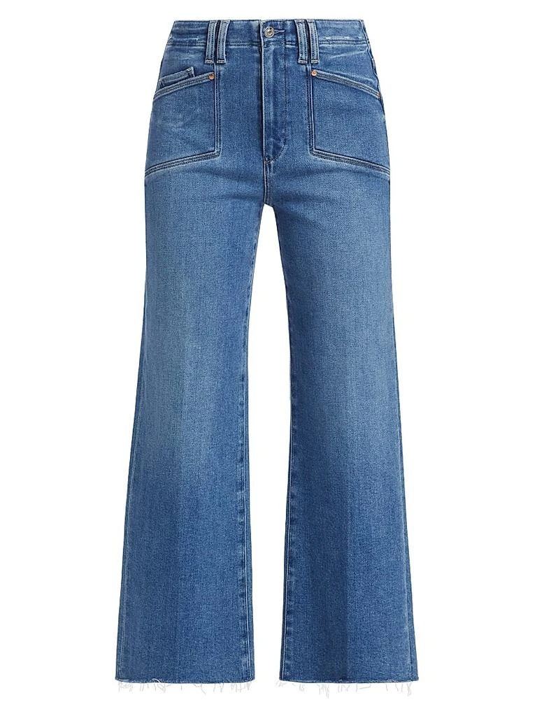Paige Anessa Raw Wide-Leg Jeans 1