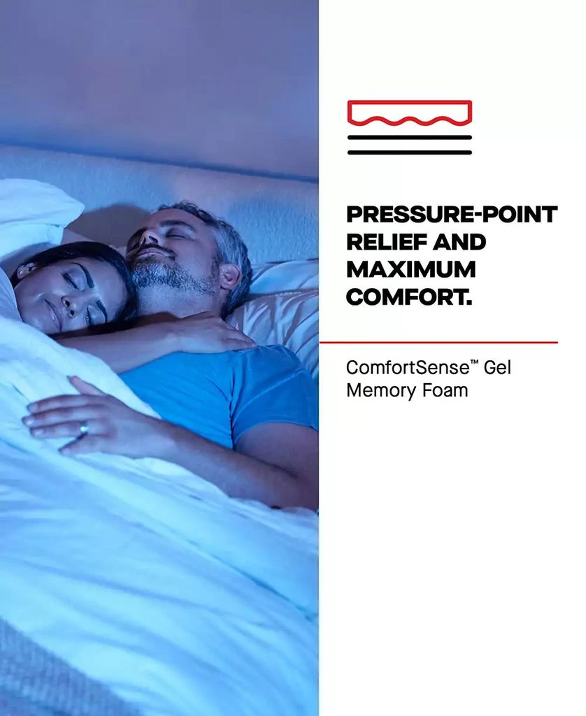 Sealy Posturepedic Hybrid Lynden 13" Medium Tight Top Mattress Set - 6