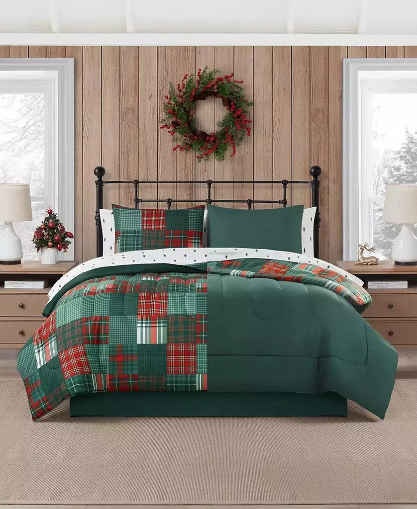 Mytex Holiday Patchwork 8-Pc. Comforter Set, Exclusively at Macy’s 9