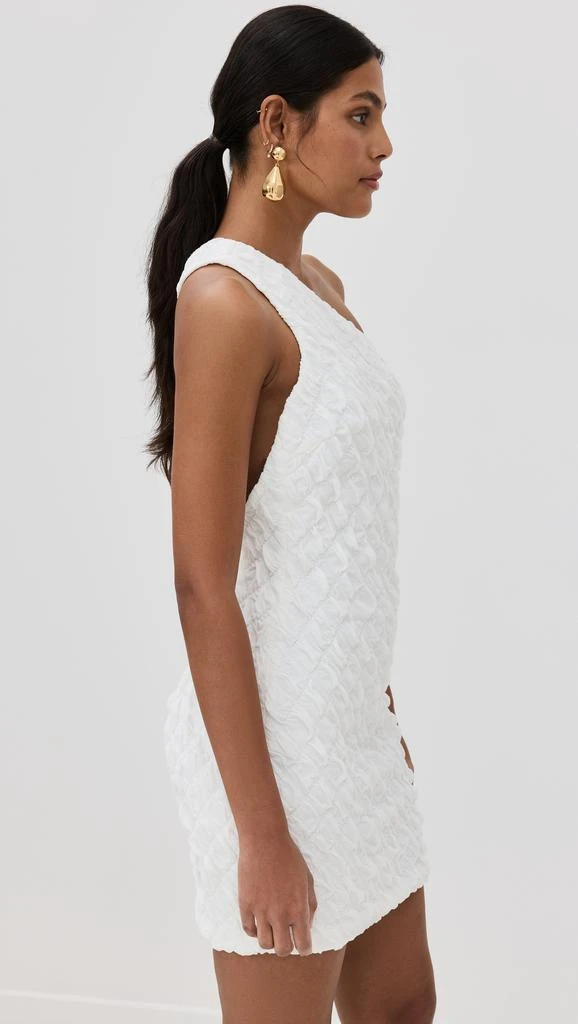 Dur Doux White Shell Mini Dress 3