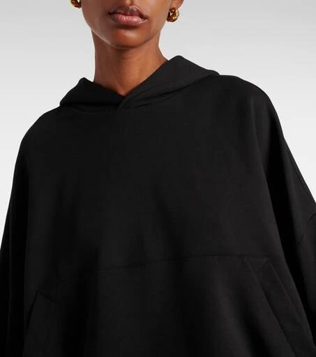 Dries Van Noten Oversized draped cotton jersey hoodie 4