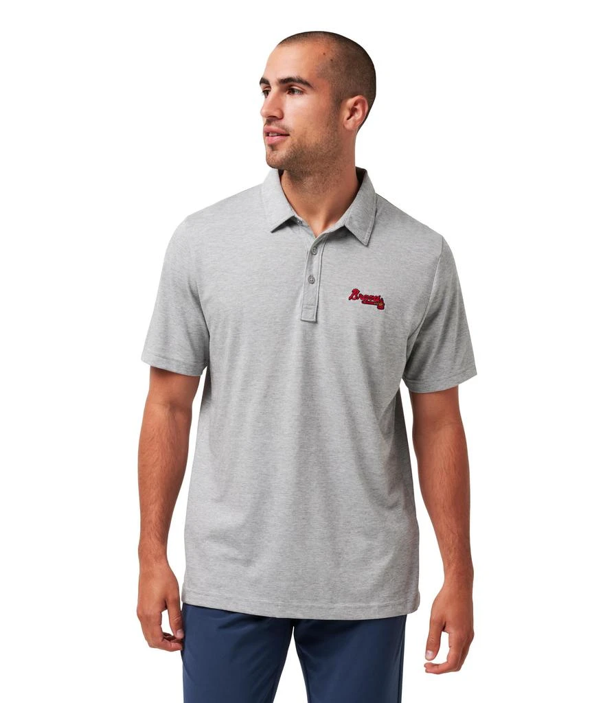 Travis Mathew Atlanta Braves The Zinna Polo 1