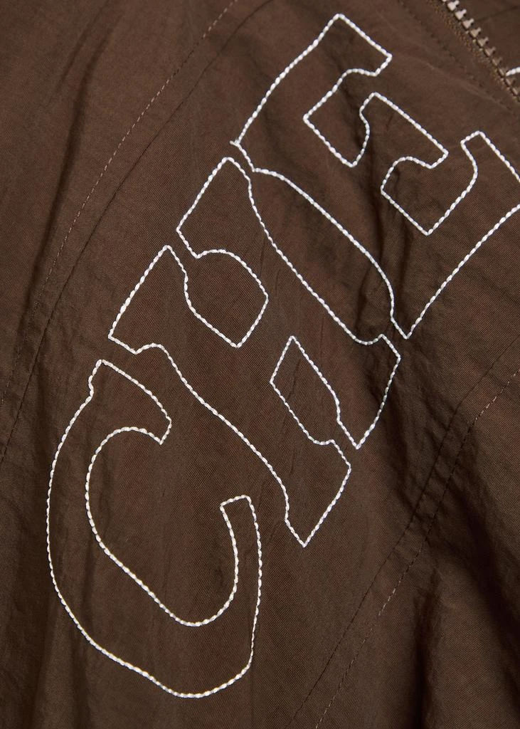 CHERRY LOS ANGELES Pit Crew logo-embroidered padded nylon jacket 5