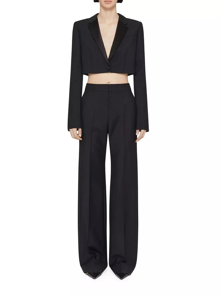 Givenchy Cropped Jacket in Wool and Mohair 2