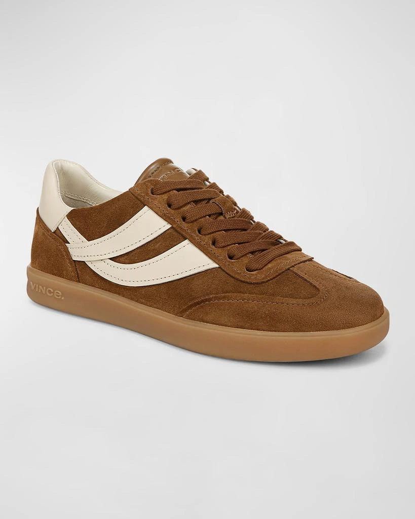 Vince Oasis Mixed Leather Retro Sneakers 2