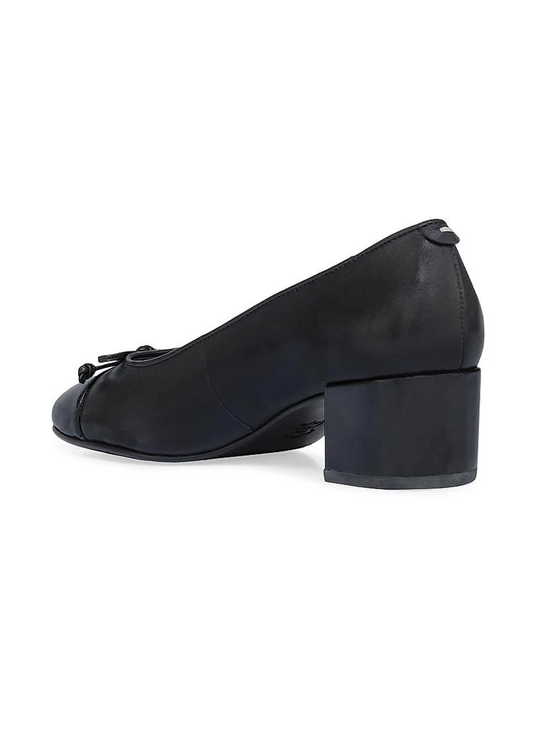 Bernardo Marisol Leather Cap Toe Pumps 6
