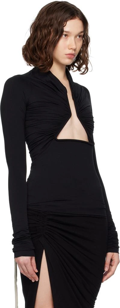 Rick Owens Black Concordians Double Allanah Prong Top 2