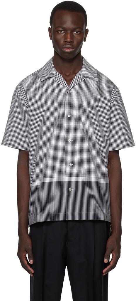 Dunhill Black & White Check Shirt