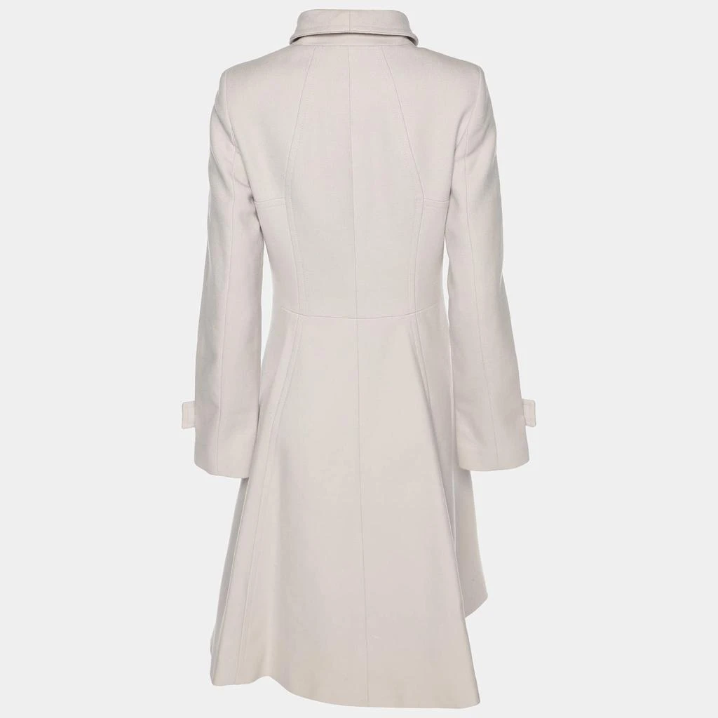 Reiss Off White Cotton and Wool Blend Trench Coat XS – On Sale Now