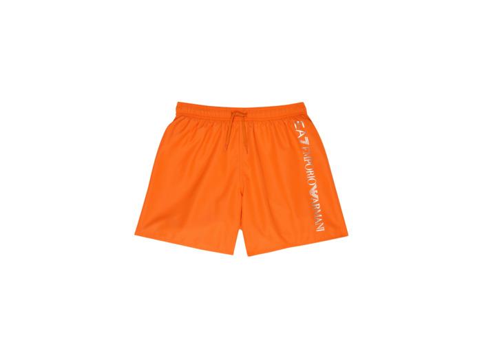 EA7 Boxer Tissé Pour Garçon - Tigre Orange