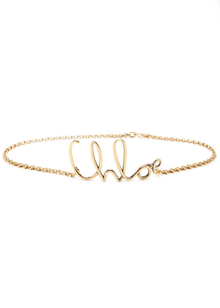 Chloé Iconic logo chain belt 1