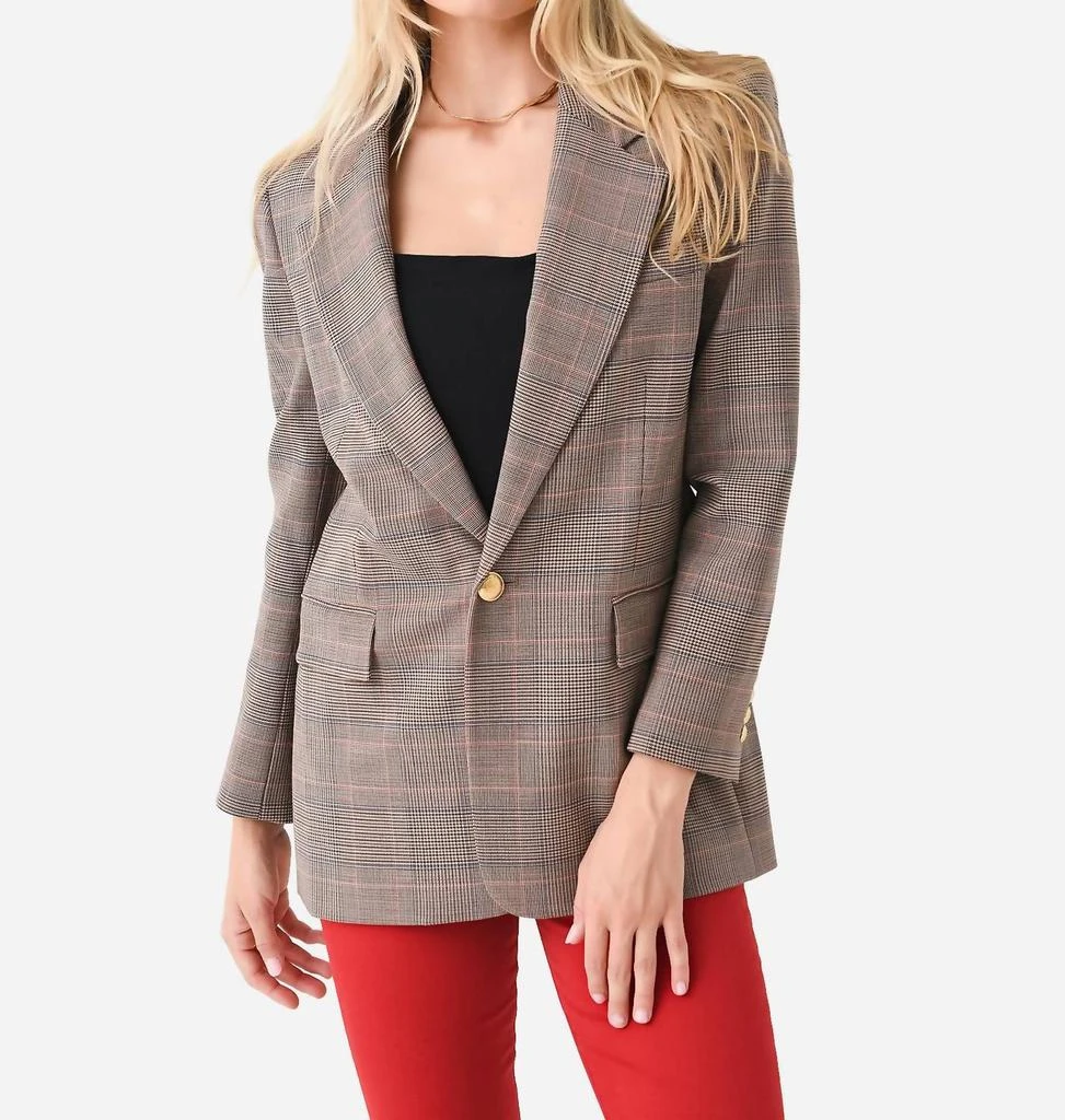 A.L.C. Davin Jacket In Ash Multi 1
