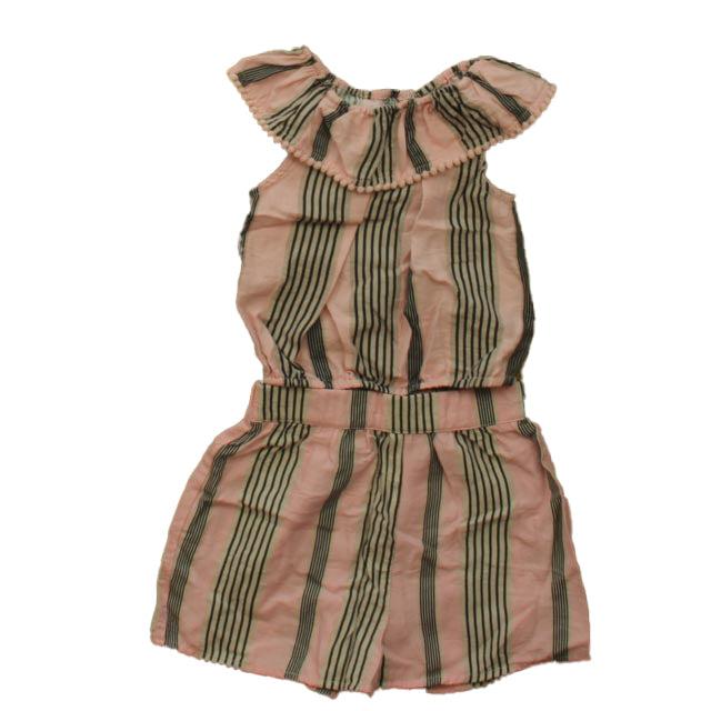 Pippa & Julie Girls Pink Stripe Apparel Sets