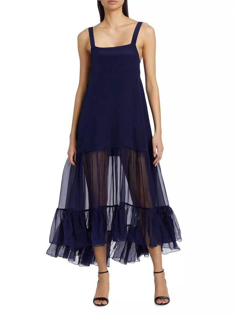 Azeeza Bellevue Silk Chiffon Maxi Dress 3