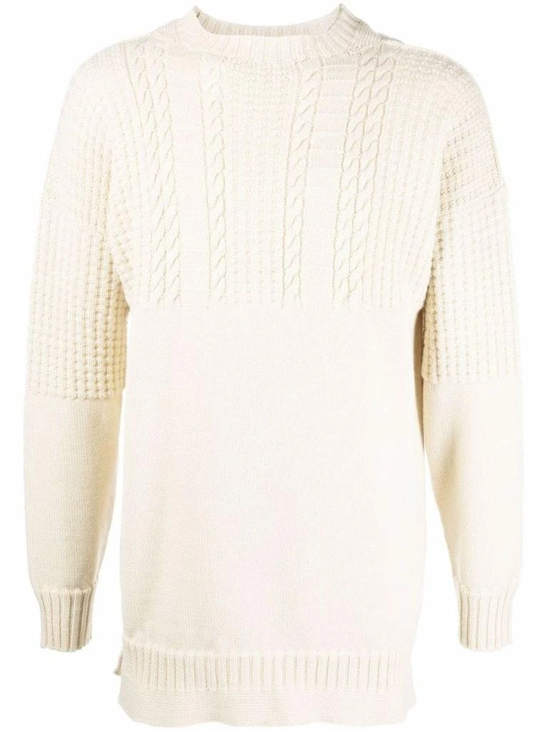 NA White cable knit Pullover 1