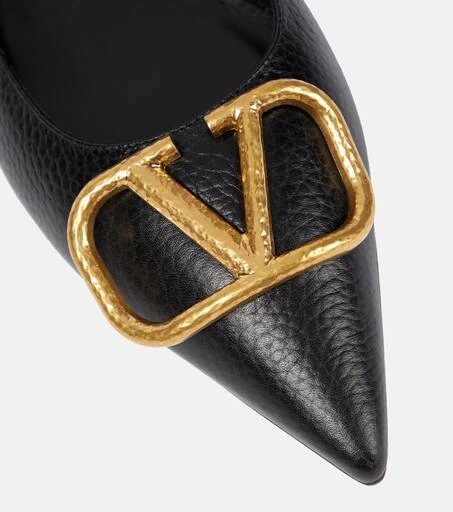 Valentino VLogo leather ballet flats 6