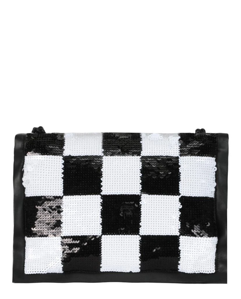 Salvatore Ferragamo Checkered Sequin Shoulder Bag 5