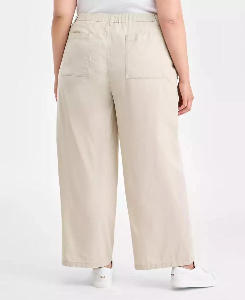 Style & Co Plus Size Pleated Straight-Leg Pant, Macy's Exclusive 3