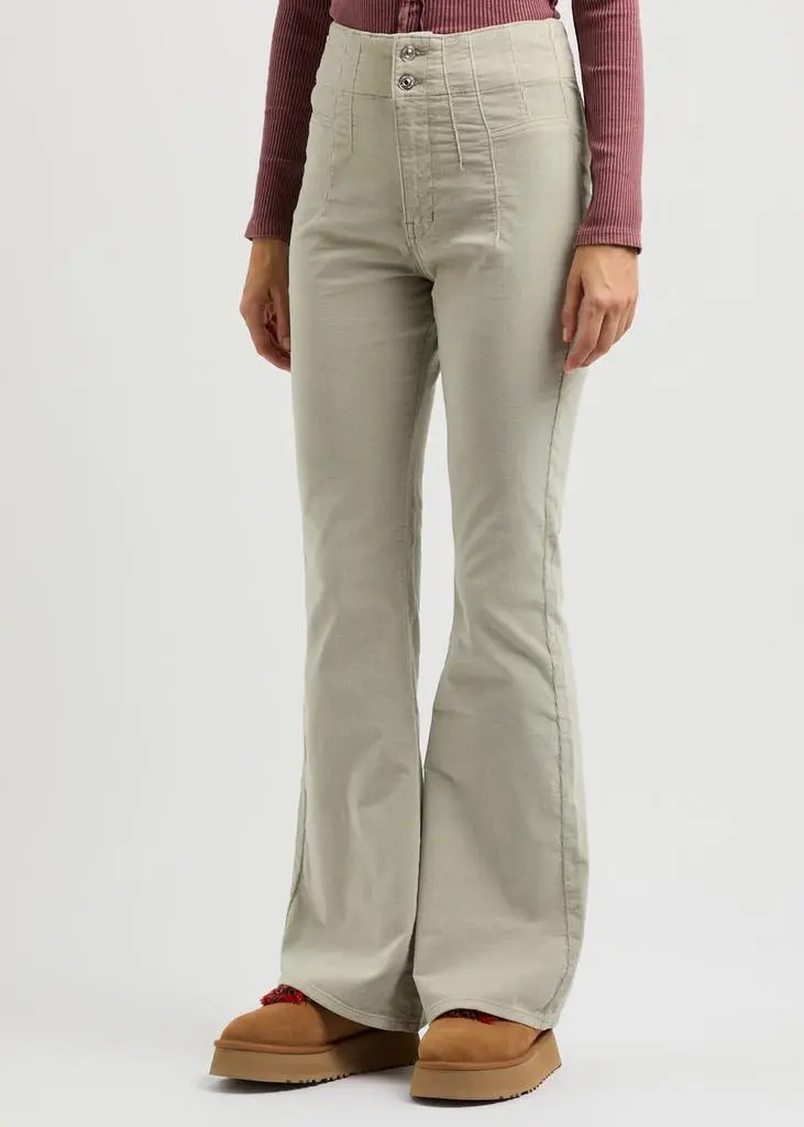 Free People Jayde flared corduroy trousers 2