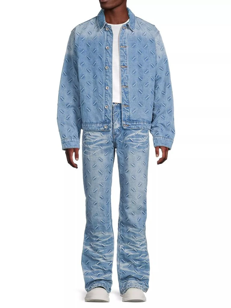 Who Decides War Thread Plate Faded Jeans 2