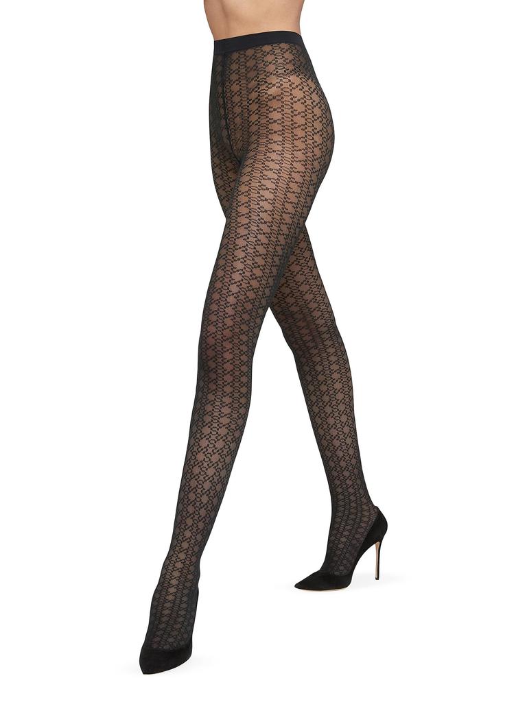 Wolford SIMKHAI x Wolford Sheer Logo Tights