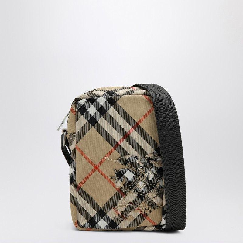 【BURBERRY】ESSENTIAL CROSSBODY BAG◆8091320158564 Burberry Men's Check Essential Crossbody Bag | Neiman Marcus