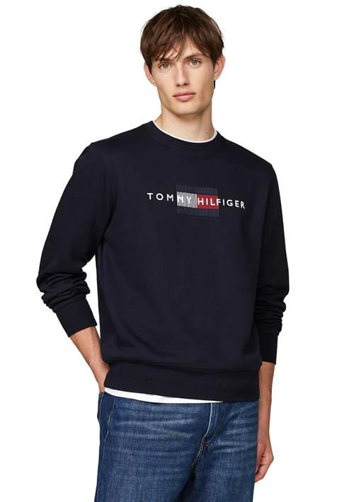 Tommy Hilfiger Flag Logo Embroidered Pullover