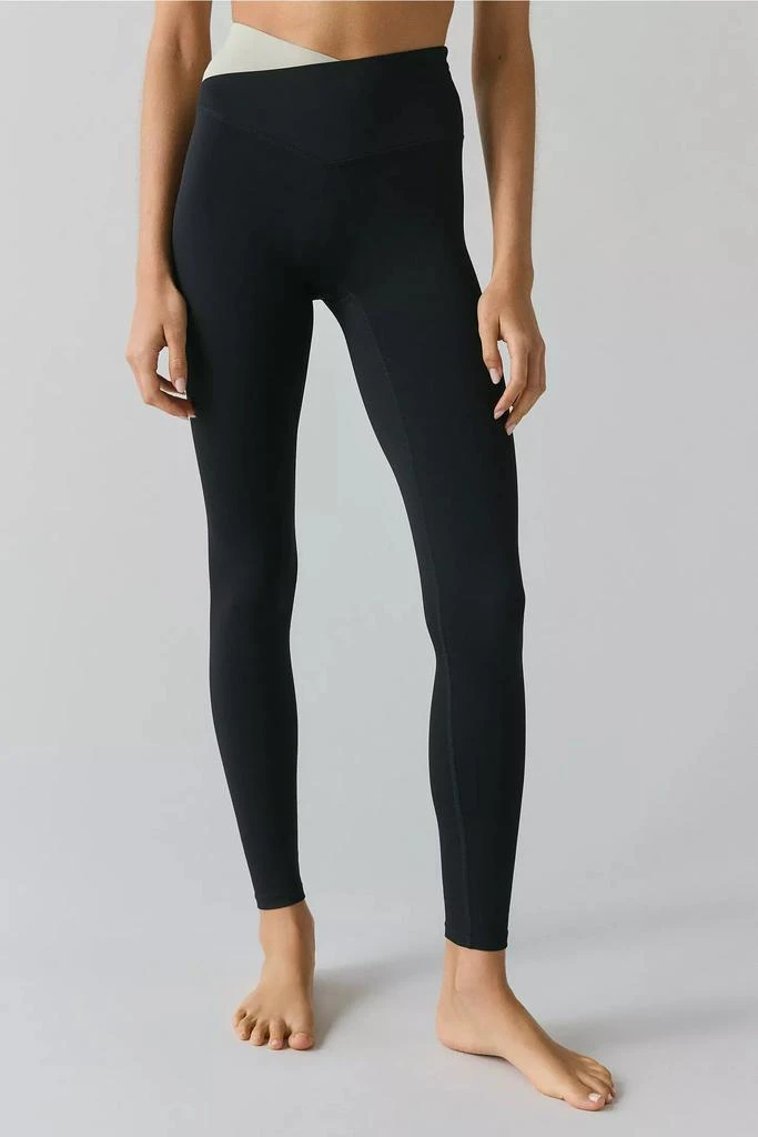 P.E Nation P.E Nation Wander Biscuit Crisscross Waistband Full Length Legging 2
