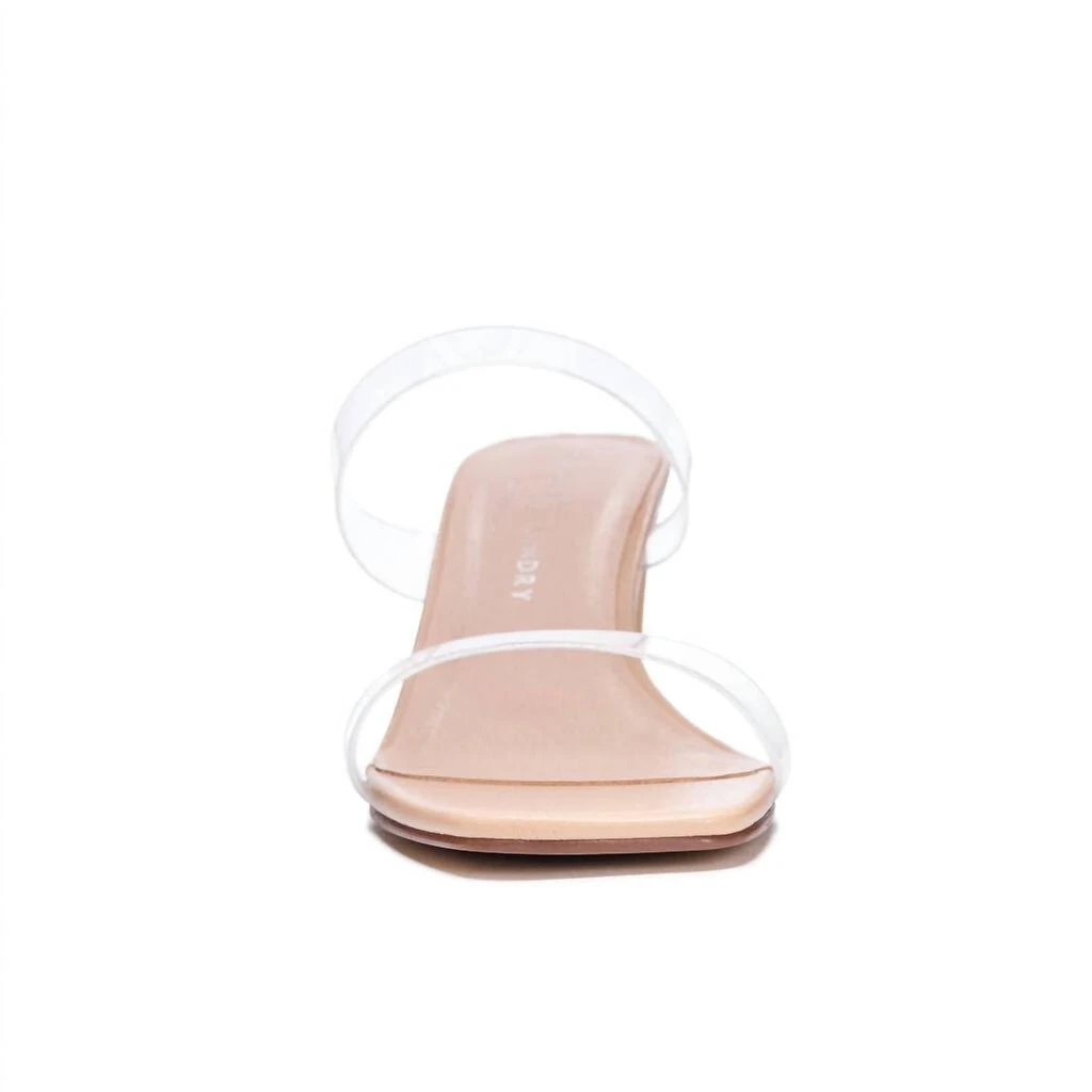 Chinese Laundry Simple Sophistication Clear Sandals 3