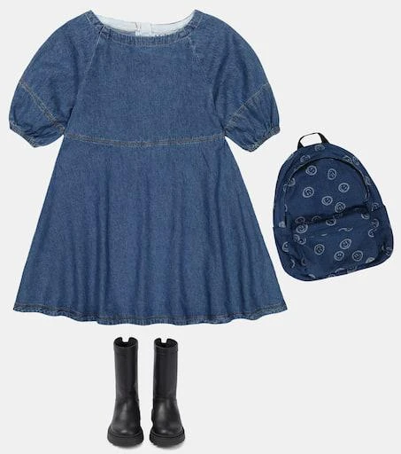 MOLO Printed denim backpack 2