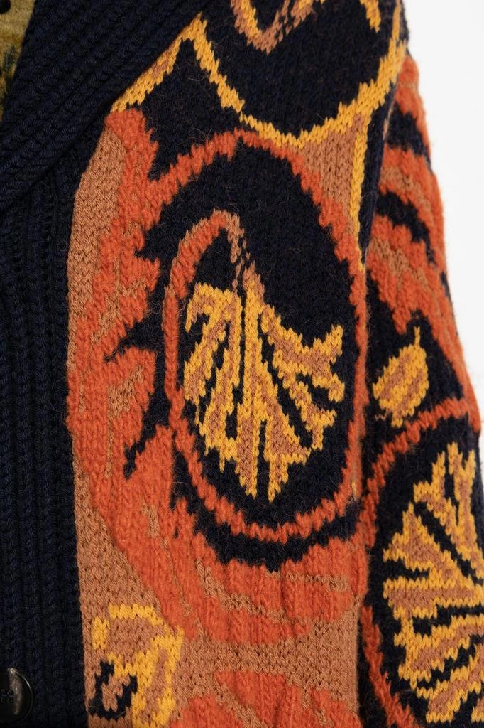 ETRO Etro Floral-Pattern Knitted Cardigan 4