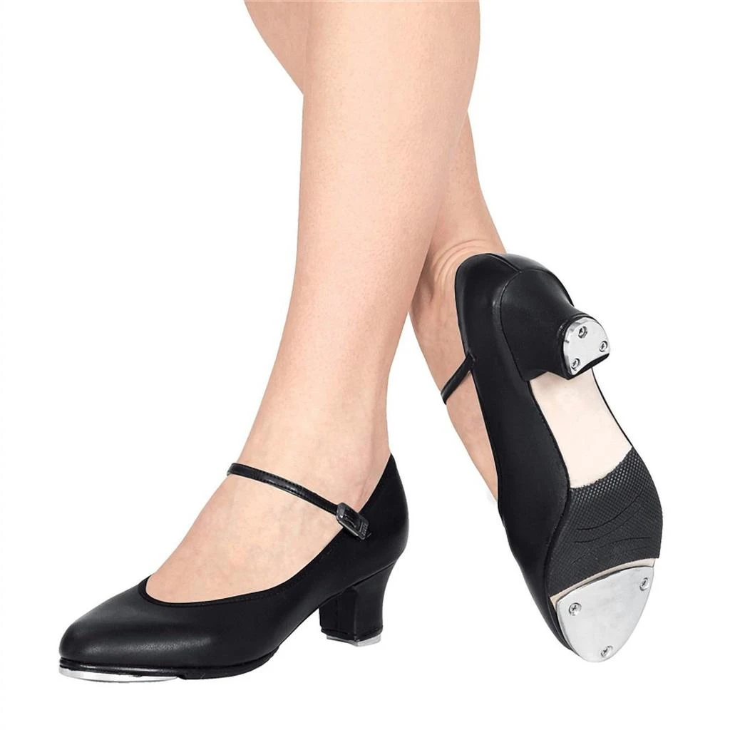 Capezio Women's Tap Jr. Footlight Shoes - Medium Width In Black 2