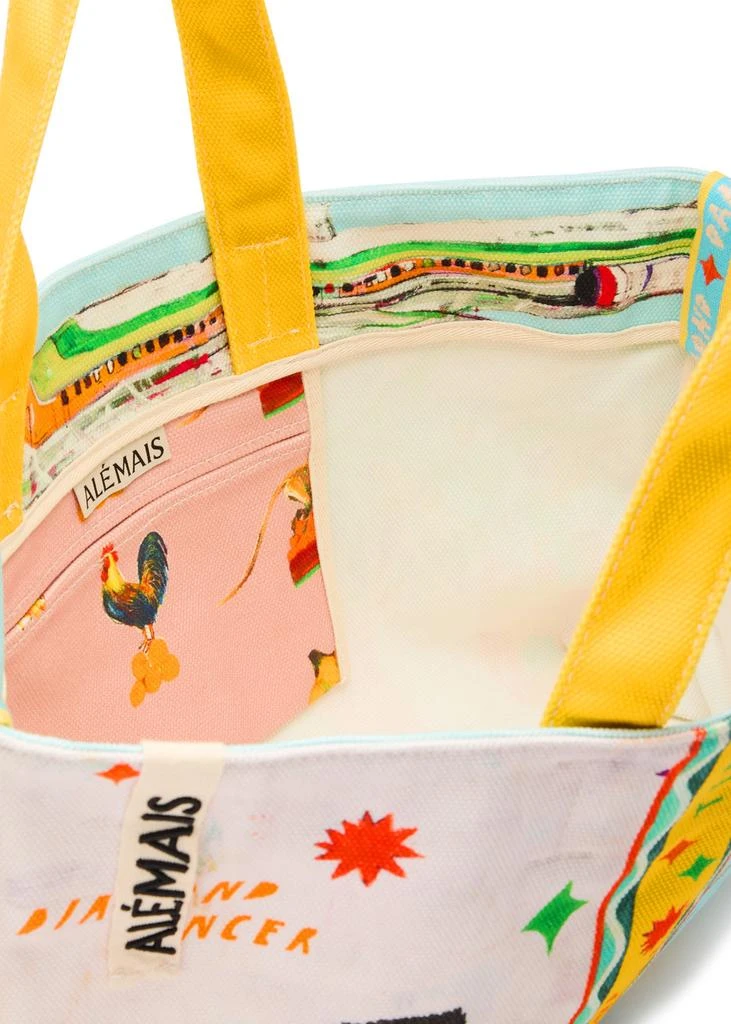 ALEMAIS All Aboard printed canvas tote 4
