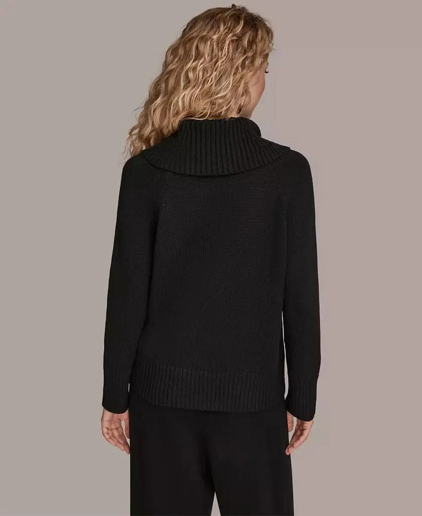 Donna Karan Women
s Zip Neck Sweater 3