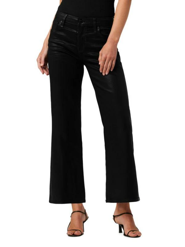 Hudson Rosie High Rise Wide Leg Ankle Jeans 1
