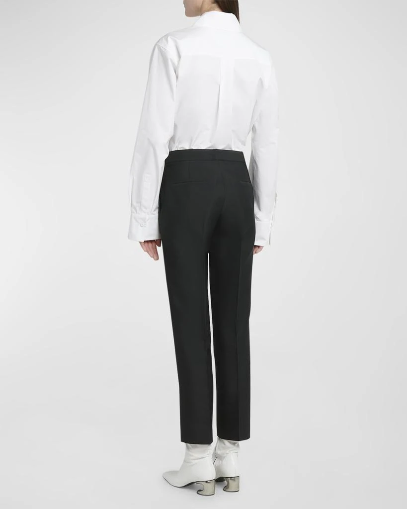 Jil Sander Mid-Rise Straight-Leg Ankle Trousers 5