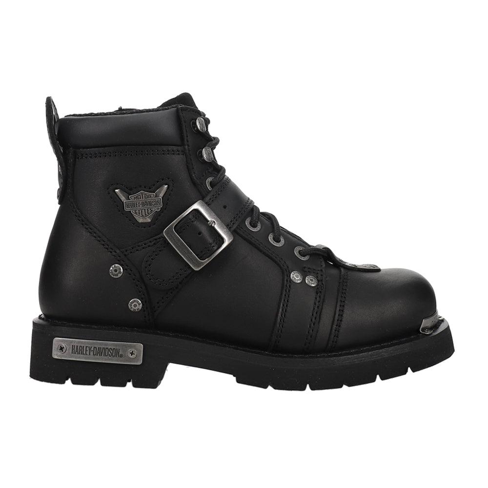 Harley Davidson Brake Buckle Motorcycle Round Toe Boots