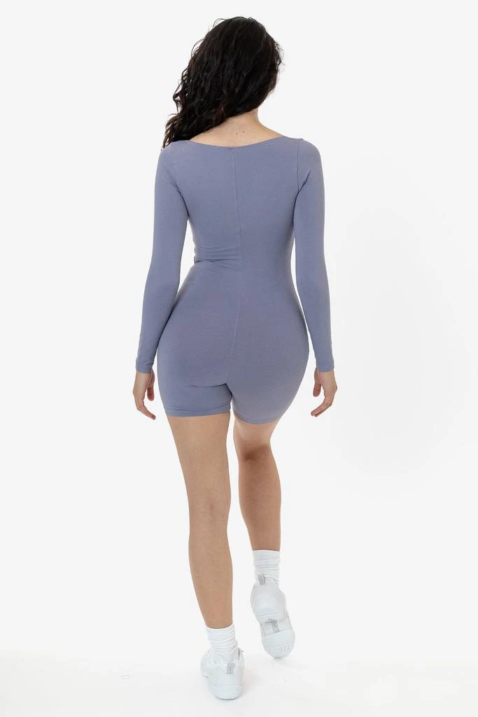 Los Angeles Apparel 83058GD - Garment Dye Sweetheart Pinch Front Long Sleeve Biketard 10