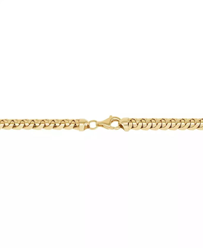 Italian Gold Polished Woven Link 17" Chain Necklace in 14k Gold 3