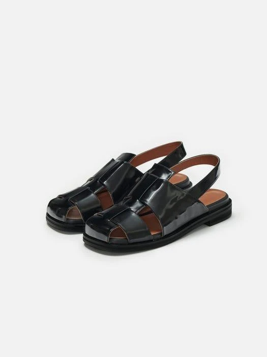 ROH SEOUL Puzzle Sandals_Patent Black 3