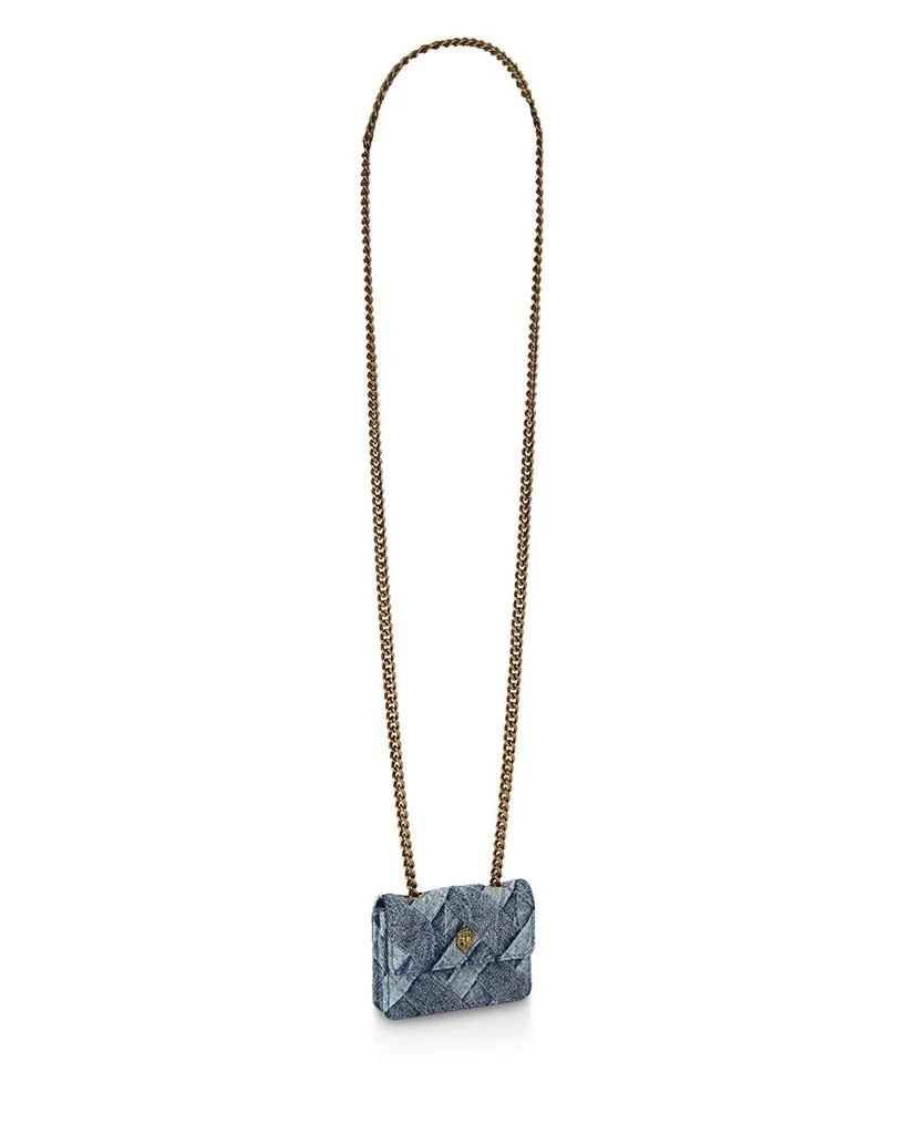 Kurt Geiger Micro Kensington Denim Crossbody Bag 4