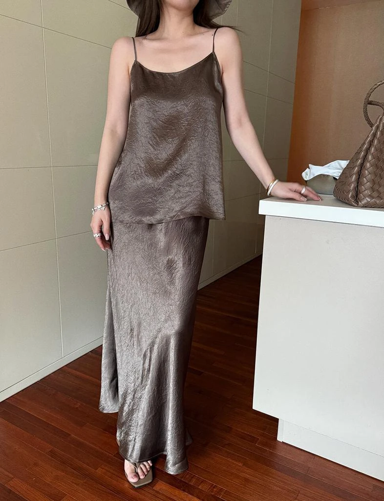 Pixie Market Satin Midi Skirt -PREORDER 6