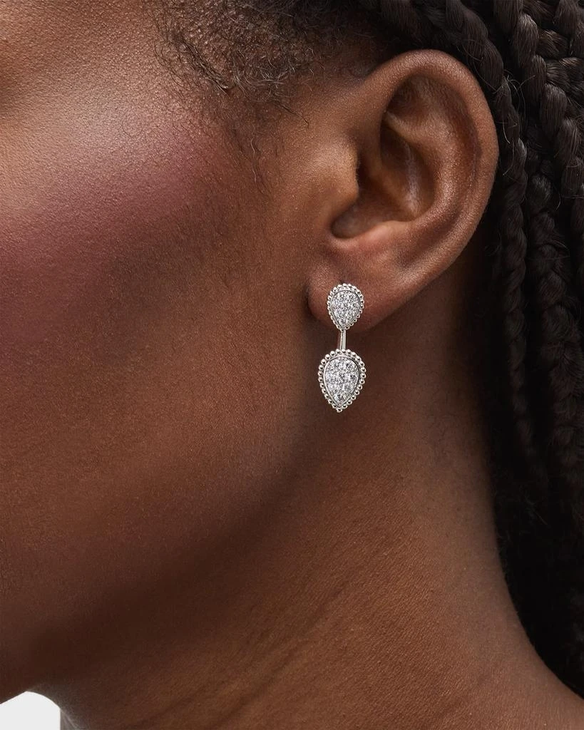 Boucheron Serpent Boheme 18K White Gold Diamond Single Earring 2