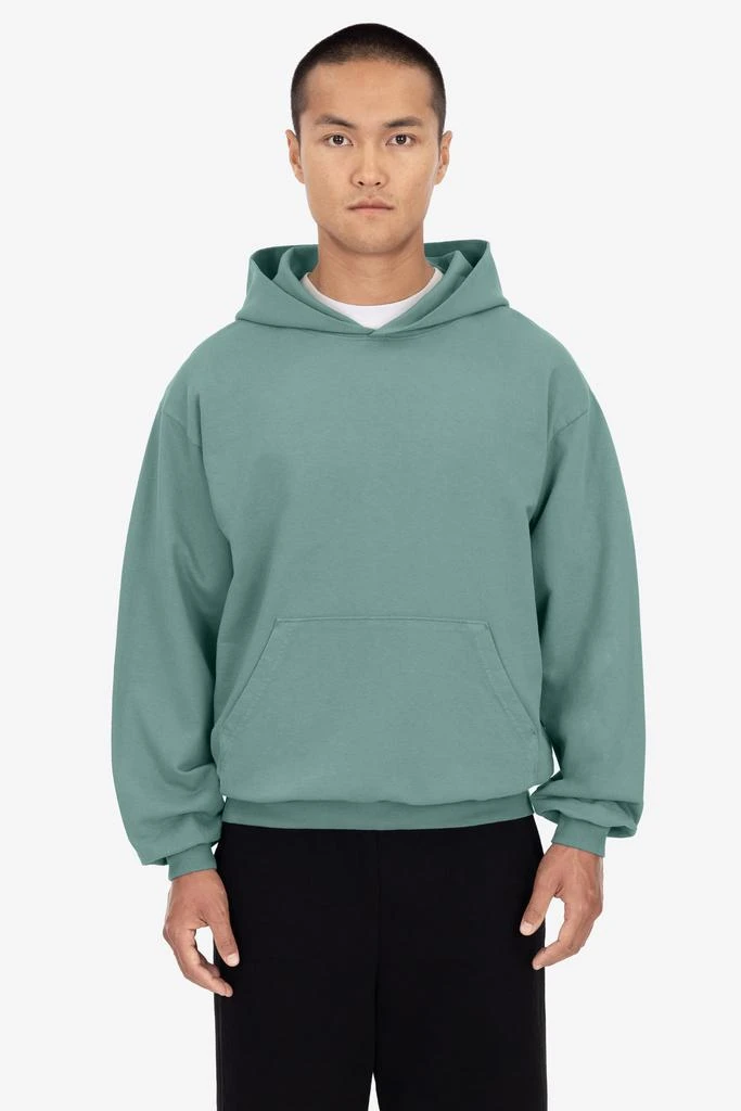 Los Angeles Apparel MWT09GD - Long Sleeve Garment Dye French Terry Pullover Hoodie 1