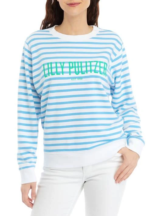 Lilly Pulitzer Pulitzer Womens Ballad Embroidered Sweatshirt 1