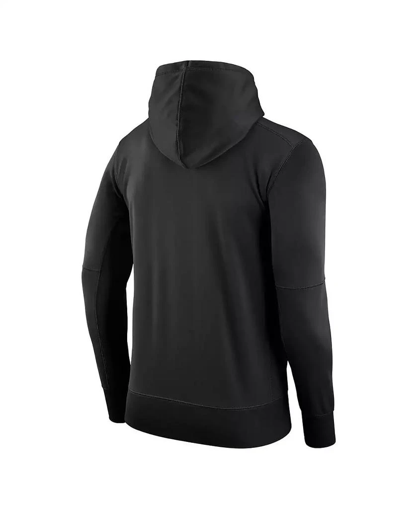 NIKE Men's Black Army Black Knights 2024 Rivalry Collection Airborne Eagle Therma Fleece Pullover Hoodie 2