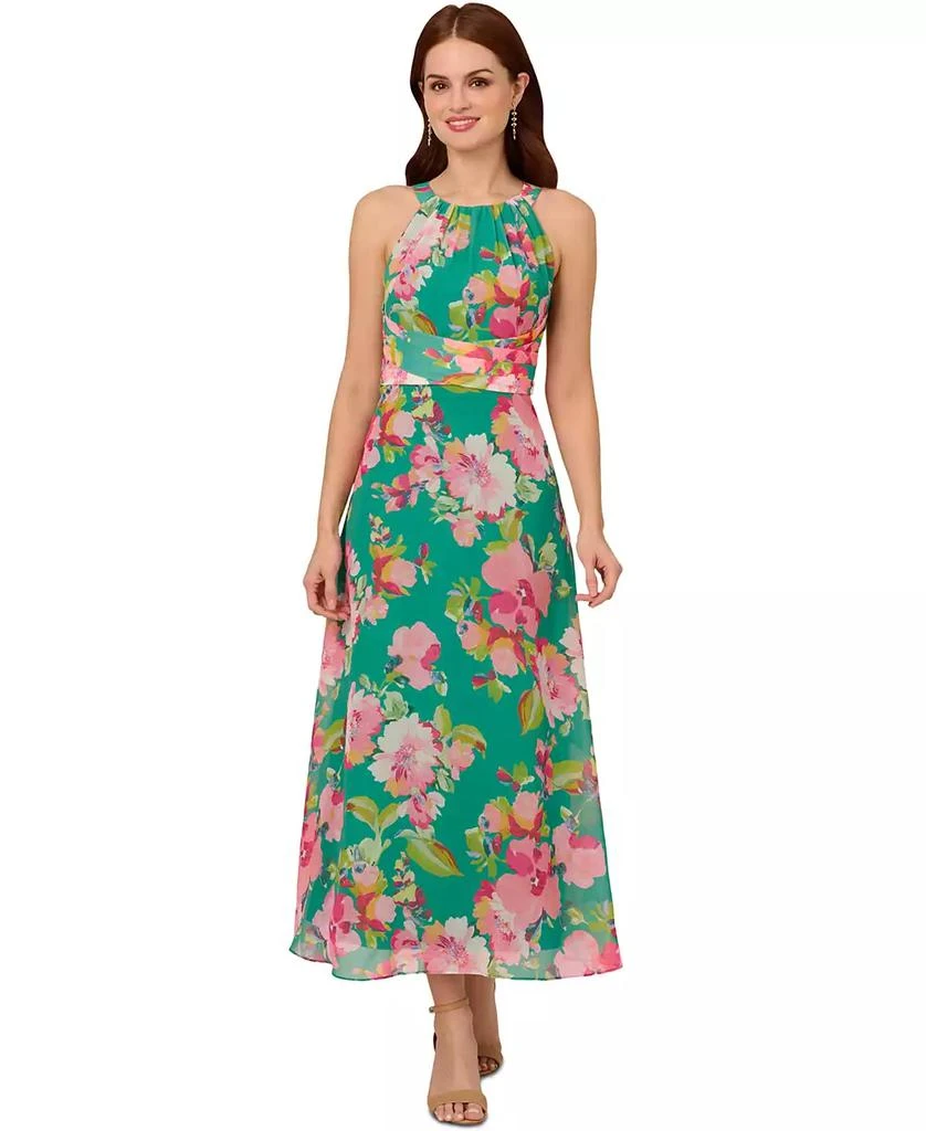 Women's Floral Halter Maxi Dress  On Sale Now with Up to 61% Off |  Discover Exclusive Deals & Savings at BeyondStyle  Authentic Adrianna  Papell dress|women's fashion, shoes & accessories|dresses with