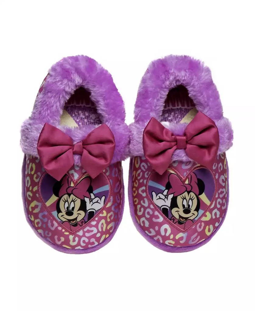 Disney Little Girls Minnie Mouse Slippers 3