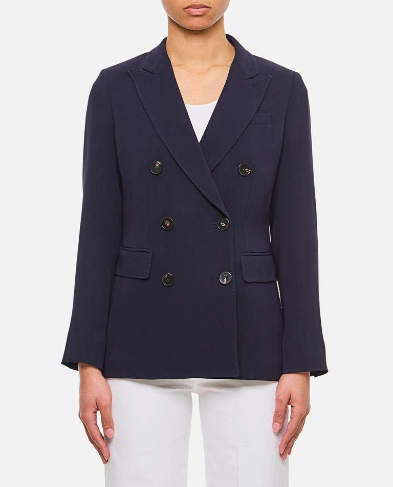 Alberto Biani Double-breasted Cady Blazer 1